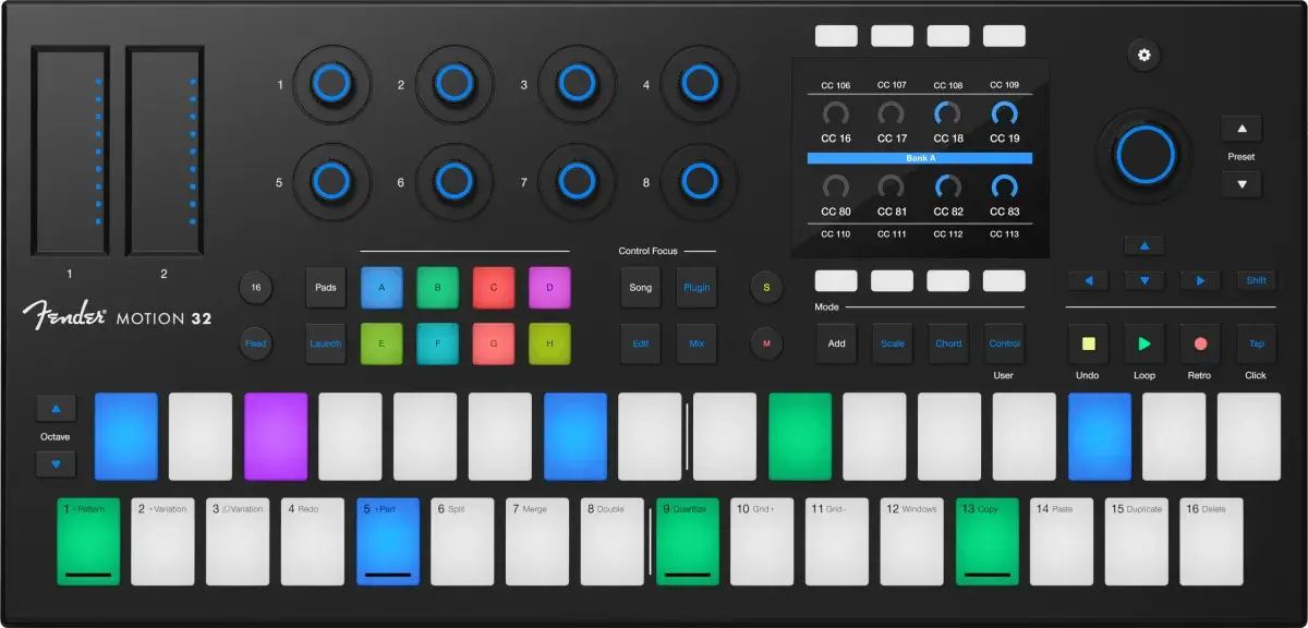 Fender Motion 32 pad controller
