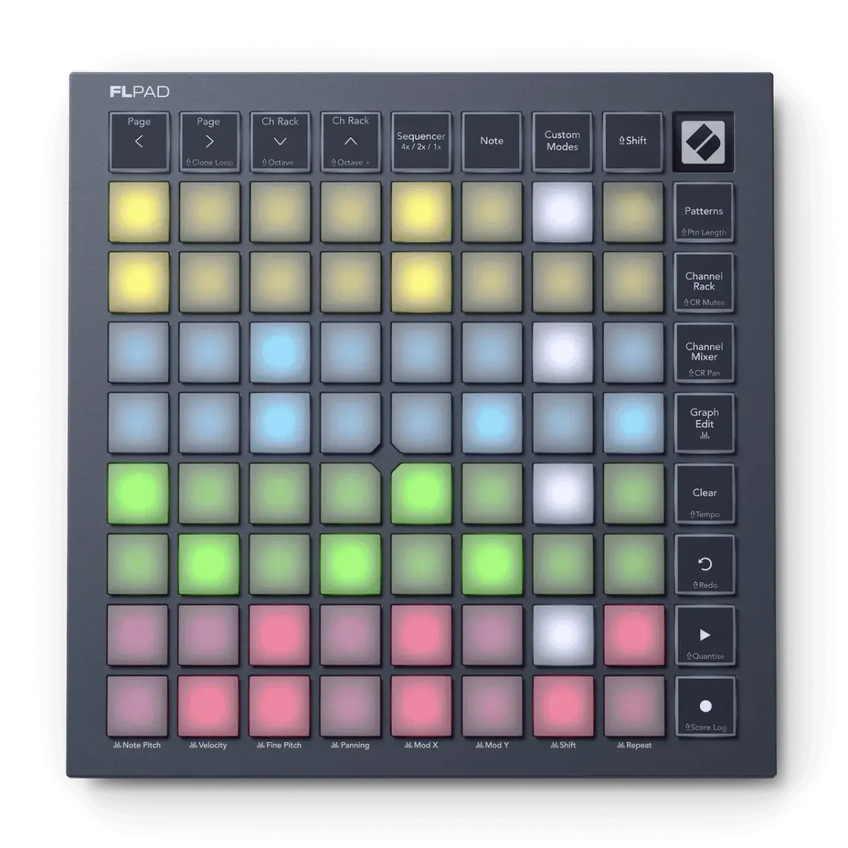 Novation FLpad Mini pad controller, front