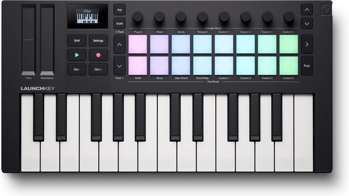 Launchkey Mini 25 mk4 – front