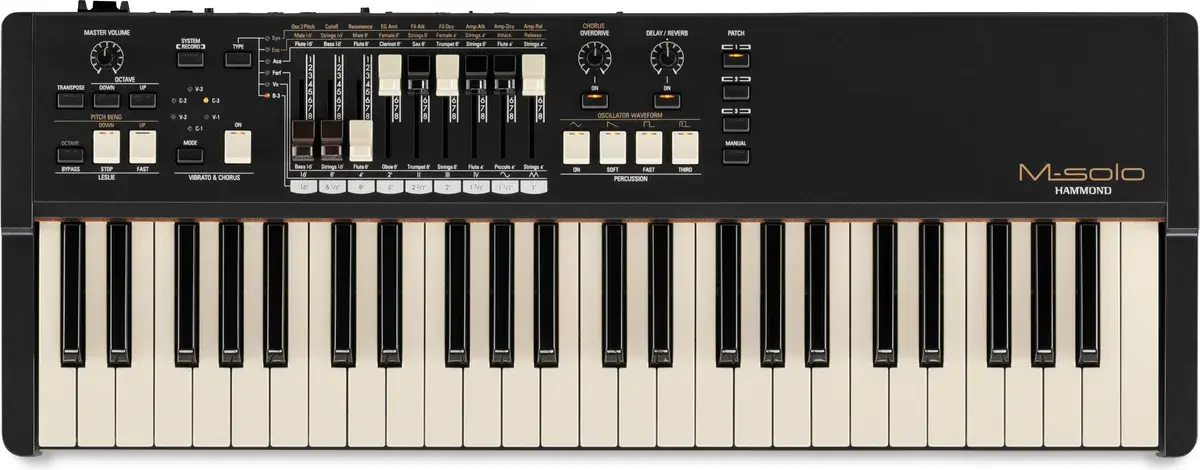 Hammond M-solo multi-function keyboard, front