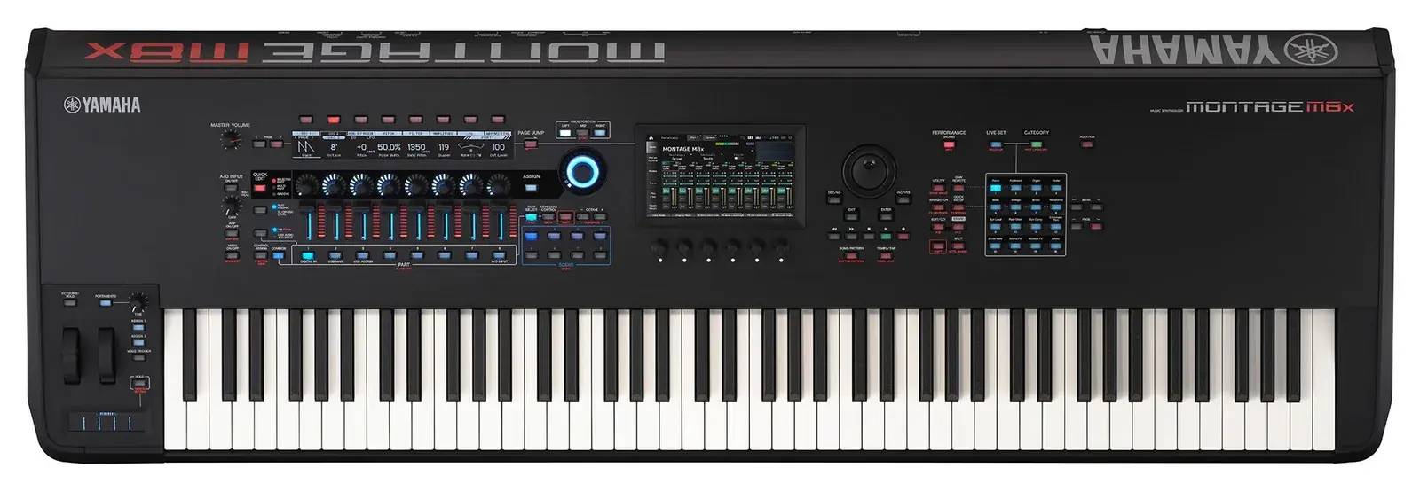 Yamaha MONTAGE M8x multi-function keyboard, front