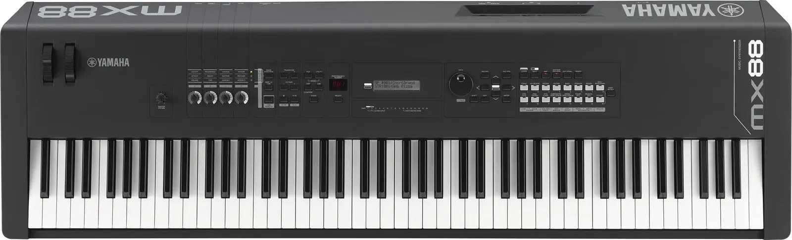 Yamaha MX88 multi-function keyboard, front