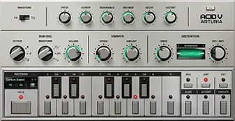 Arturia Acid V software synthesizer, front
