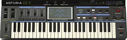 Arturia CZ V software synthesizer, front