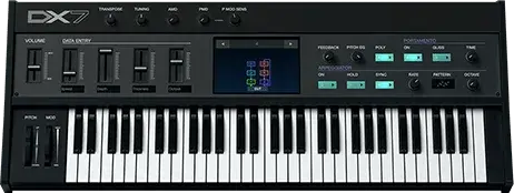 Arturia DX7 V software synthesizer, front