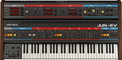 Arturia Jun-6 V software synthesizer, front