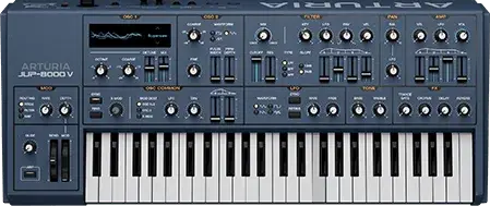 Arturia Jup-8000 V software synthesizer, front