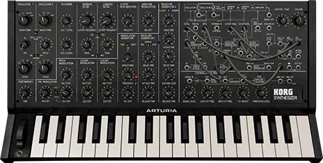 Arturia Korg MS-20 V software synthesizer, front