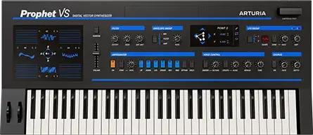 Arturia Prophet-VS V software synthesizer, front