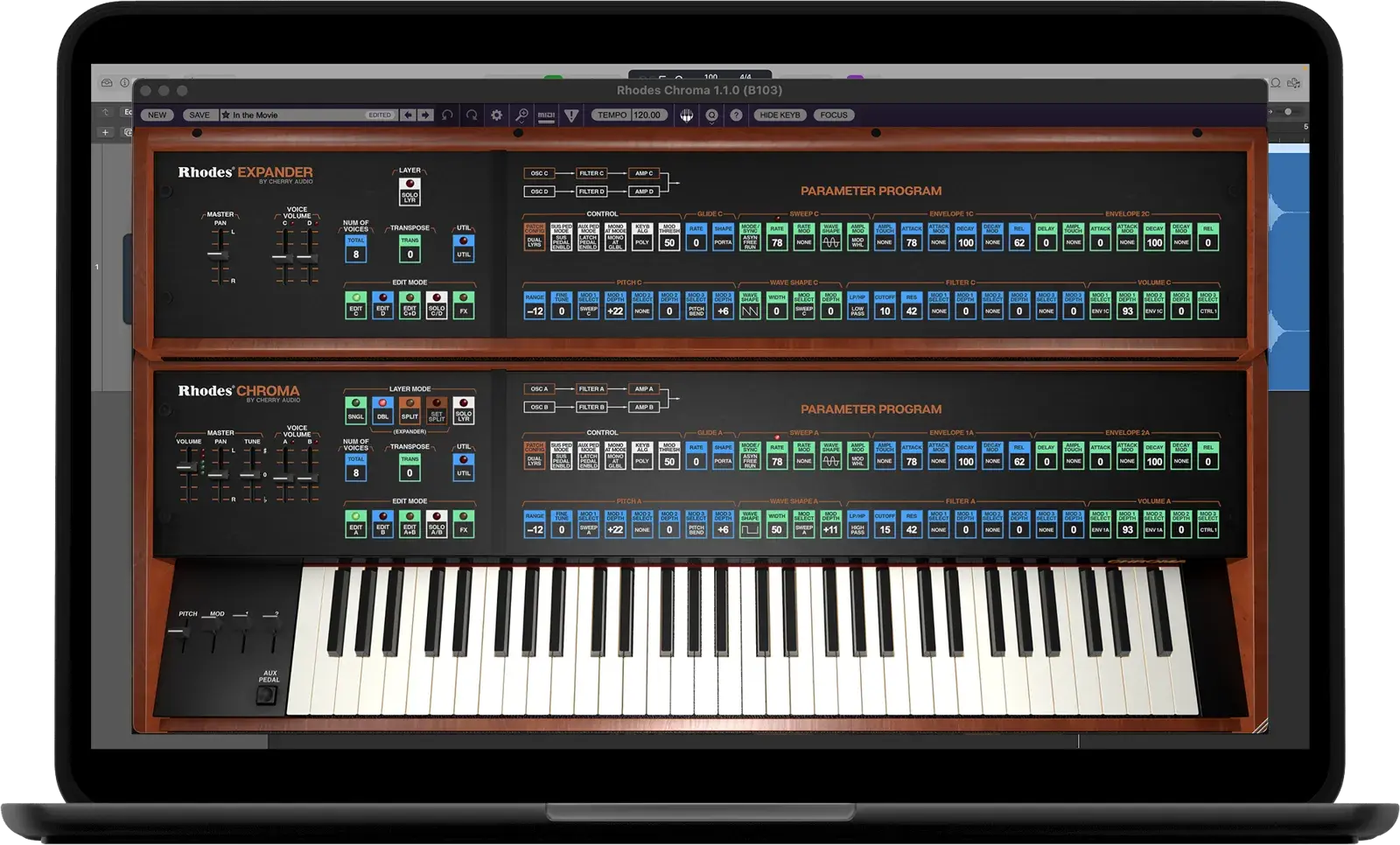 Rhodes Chroma (plugin) software synthesizer