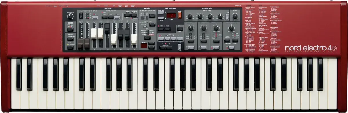 Nord Electro 4 HP 73 stage keyboard, front