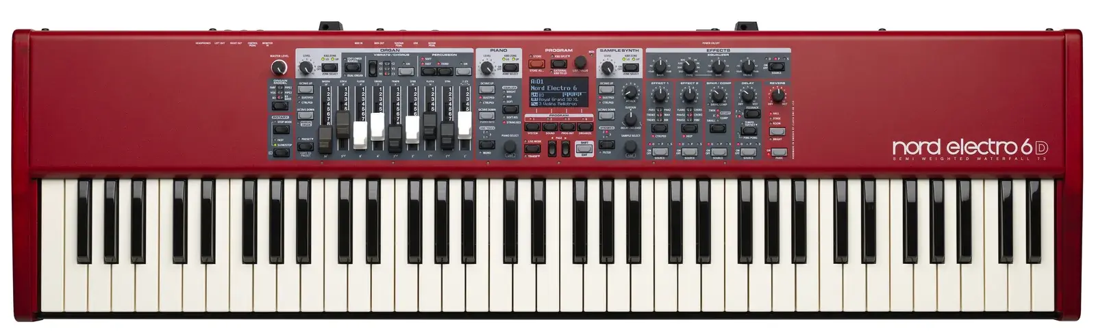 Nord Electro 6D 73 stage keyboard, front