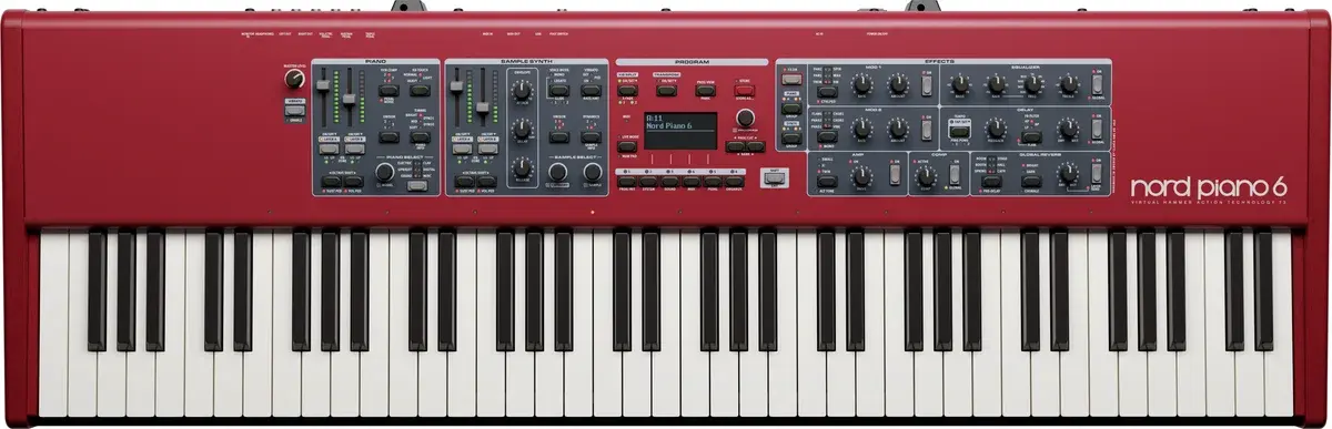 Nord Piano 6 73 stage keyboard, front