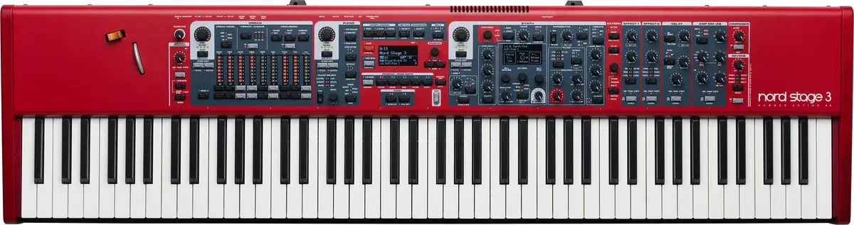 Nord Stage 3 88 stage keyboard, front