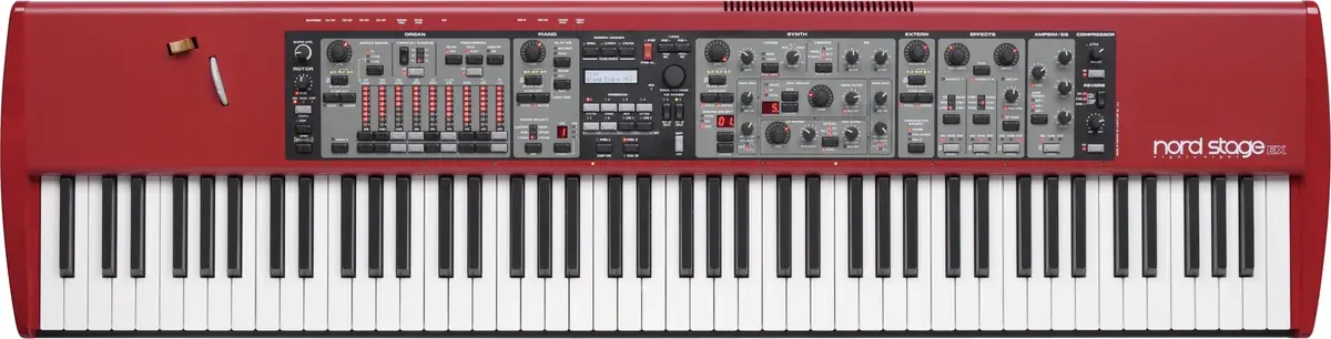 Nord Stage EX 76 stage keyboard, front