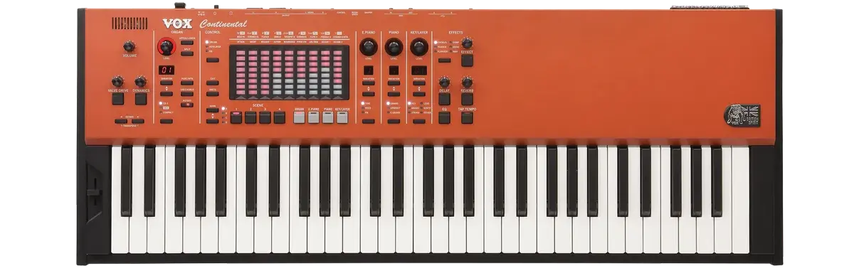 Vox Continental 61 stage keyboard, front