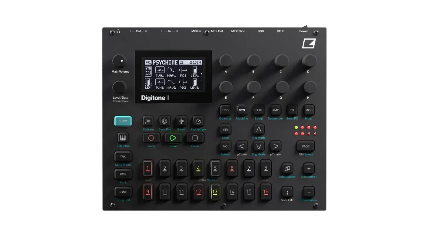Elektron Digitone II synthesizer