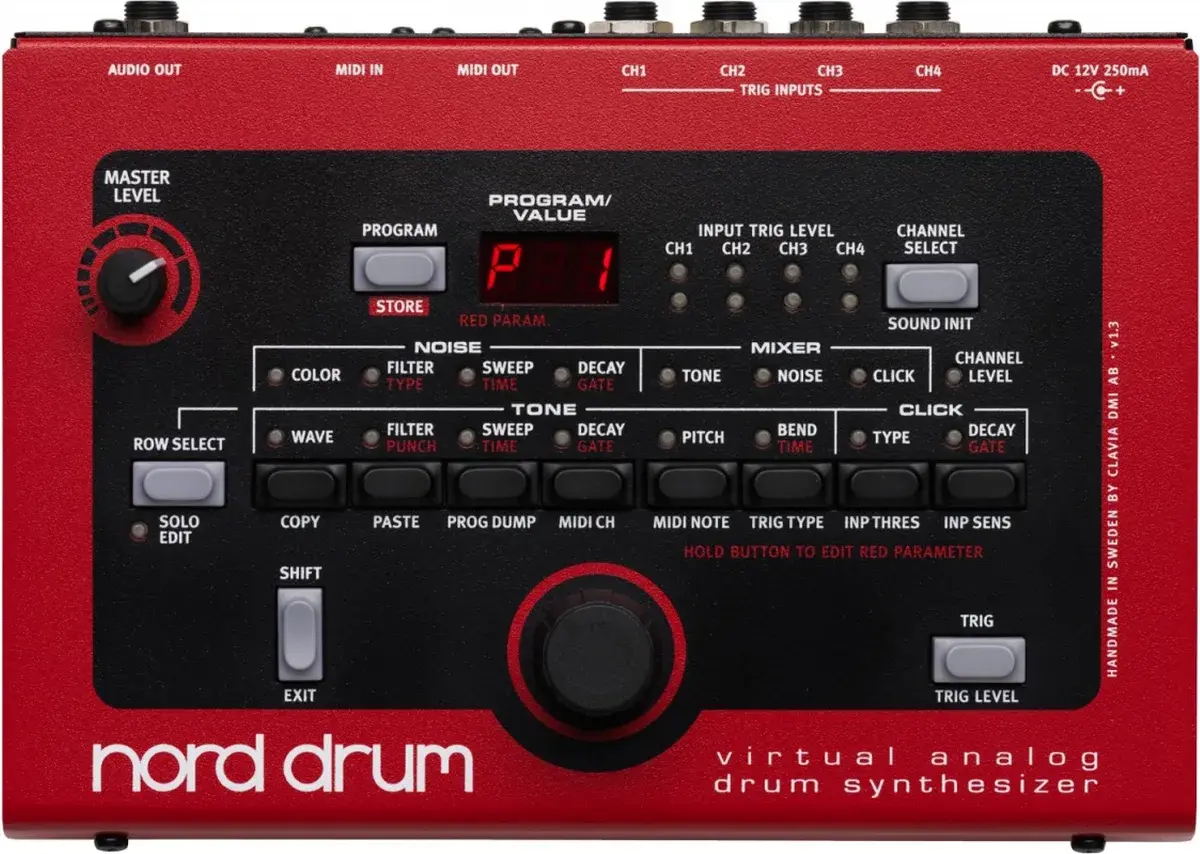 Nord Drum synthesizer, front