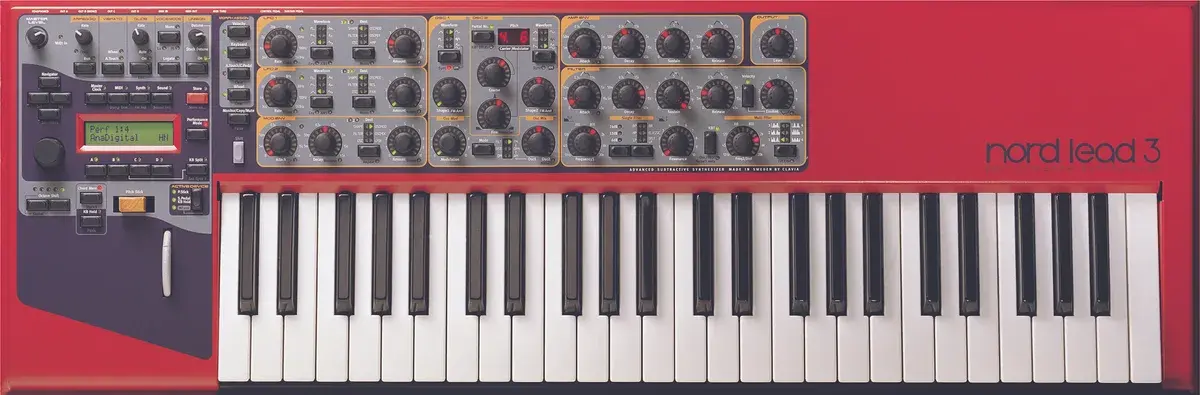 Nord Lead 3 synthesizer, front