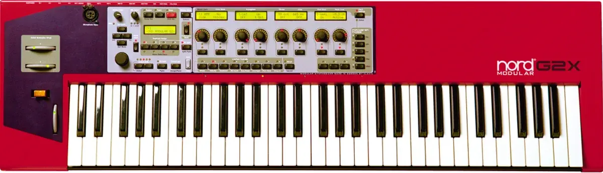 Nord Modular G2X synthesizer, front