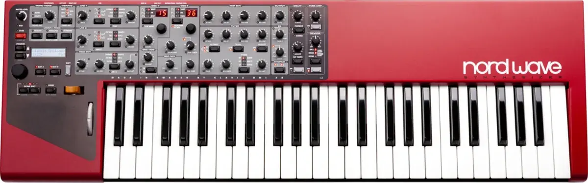 Nord Wave synthesizer, front