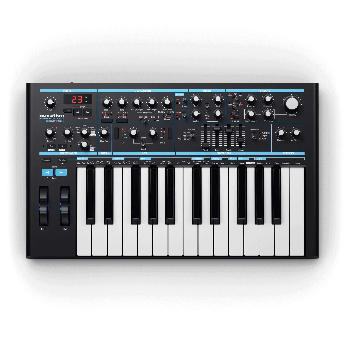 Novation Bass Station II synthesizer