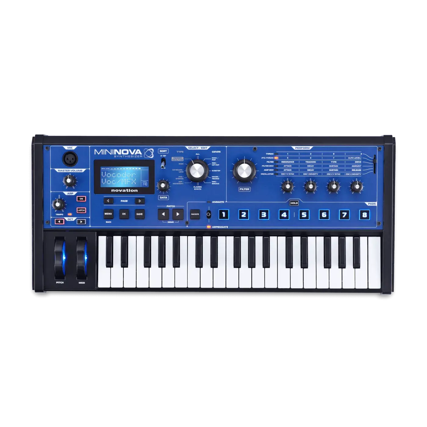 Novation MiniNova synthesizer
