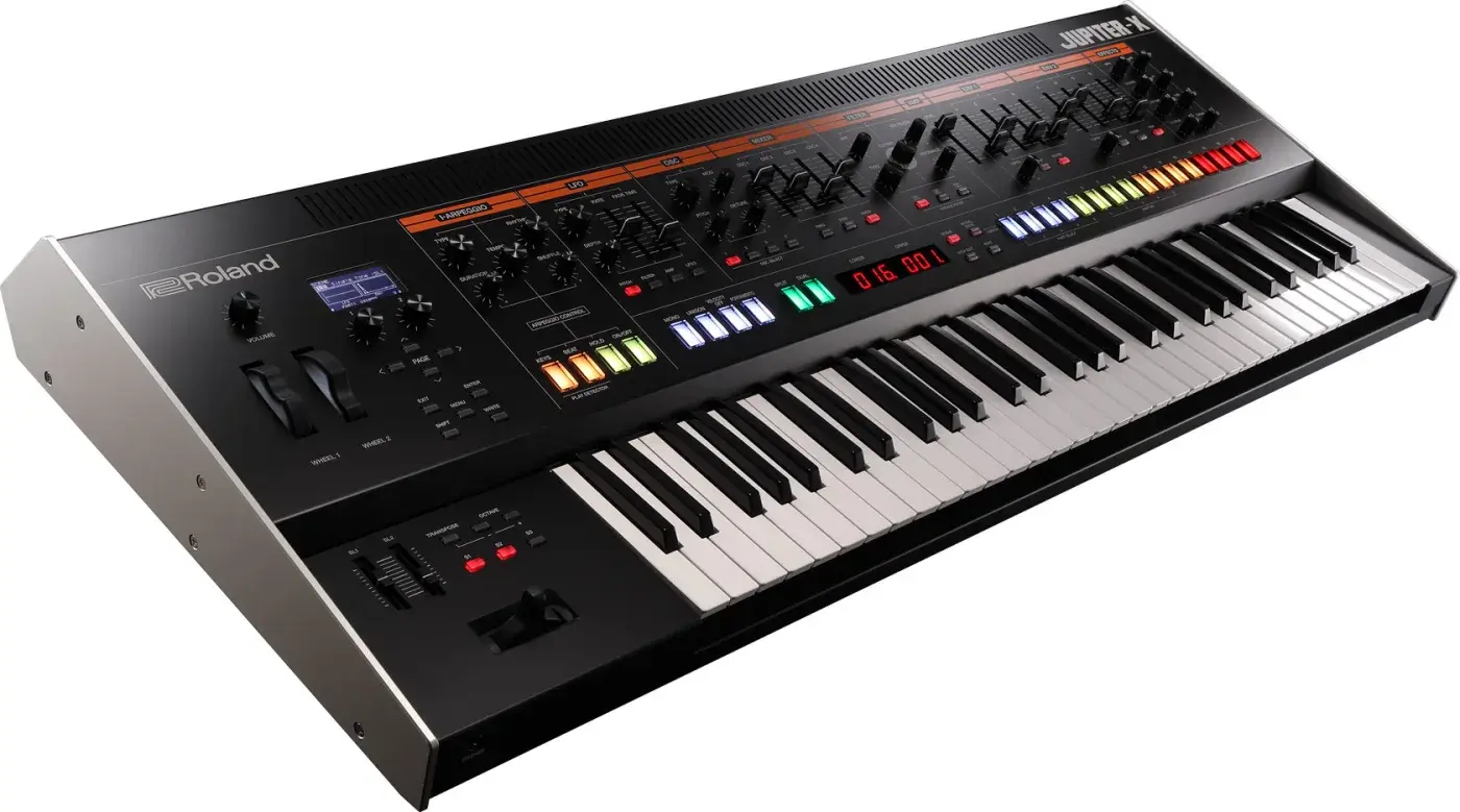 Roland JUPITER-X synthesizer, front