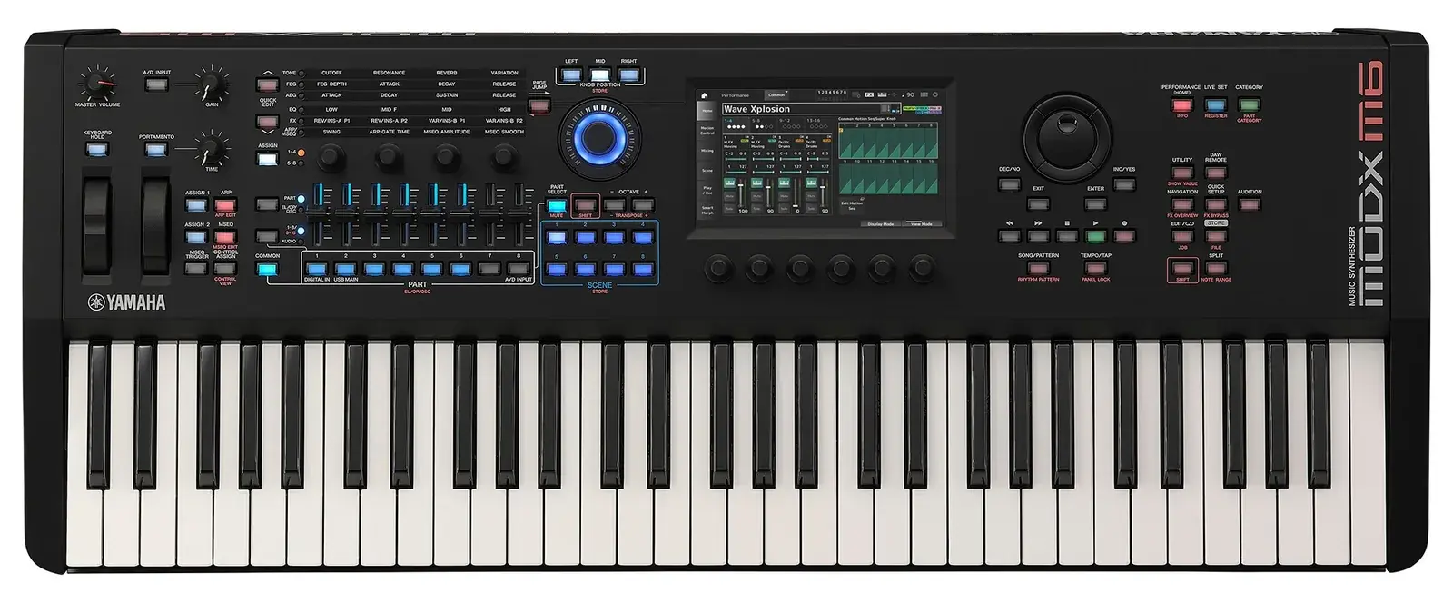 Yamaha MODX M6 synthesizer, front
