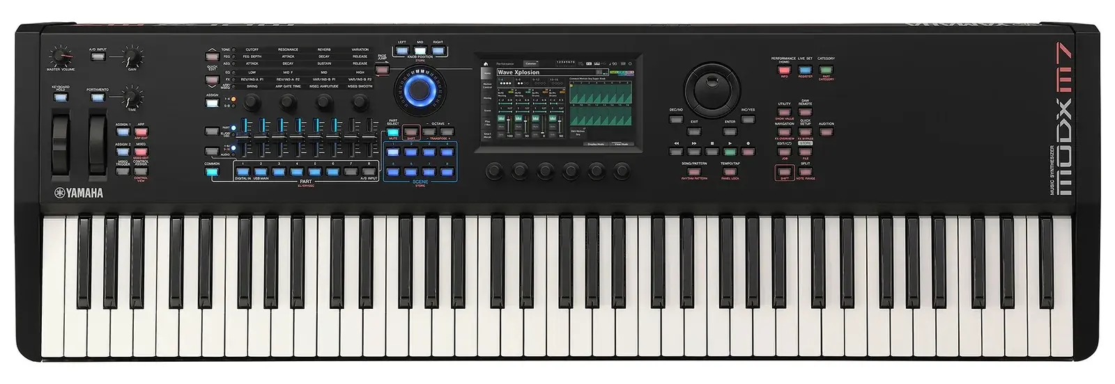 Yamaha MODX M7 synthesizer, front