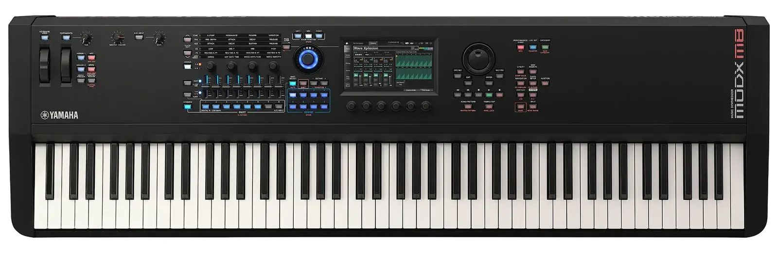 Yamaha MODX M8 synthesizer, front