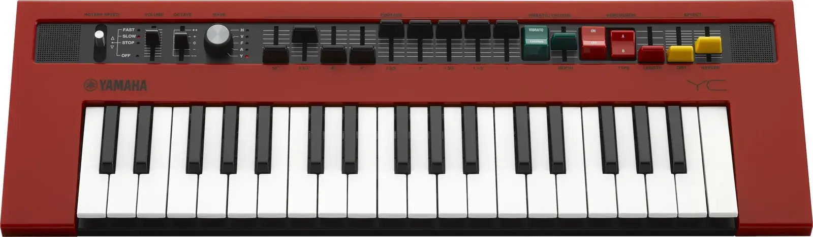 Yamaha reface YC synthesizer, front