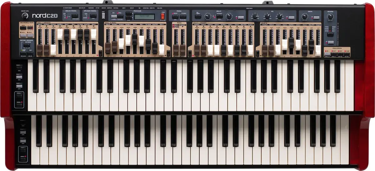 Nord C2D drawbar organ